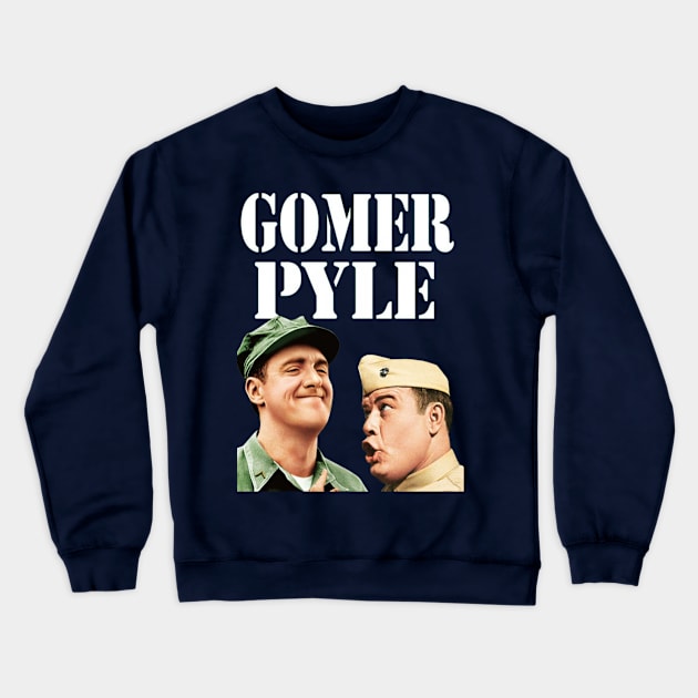 Gomer Pyle , and sgt Carter 1960s sitcom , Crewneck Sweatshirt by CS77